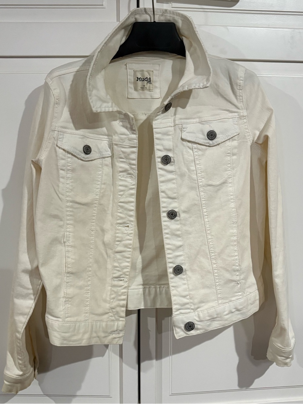 Mudd Cream Denim Jean Jacket
